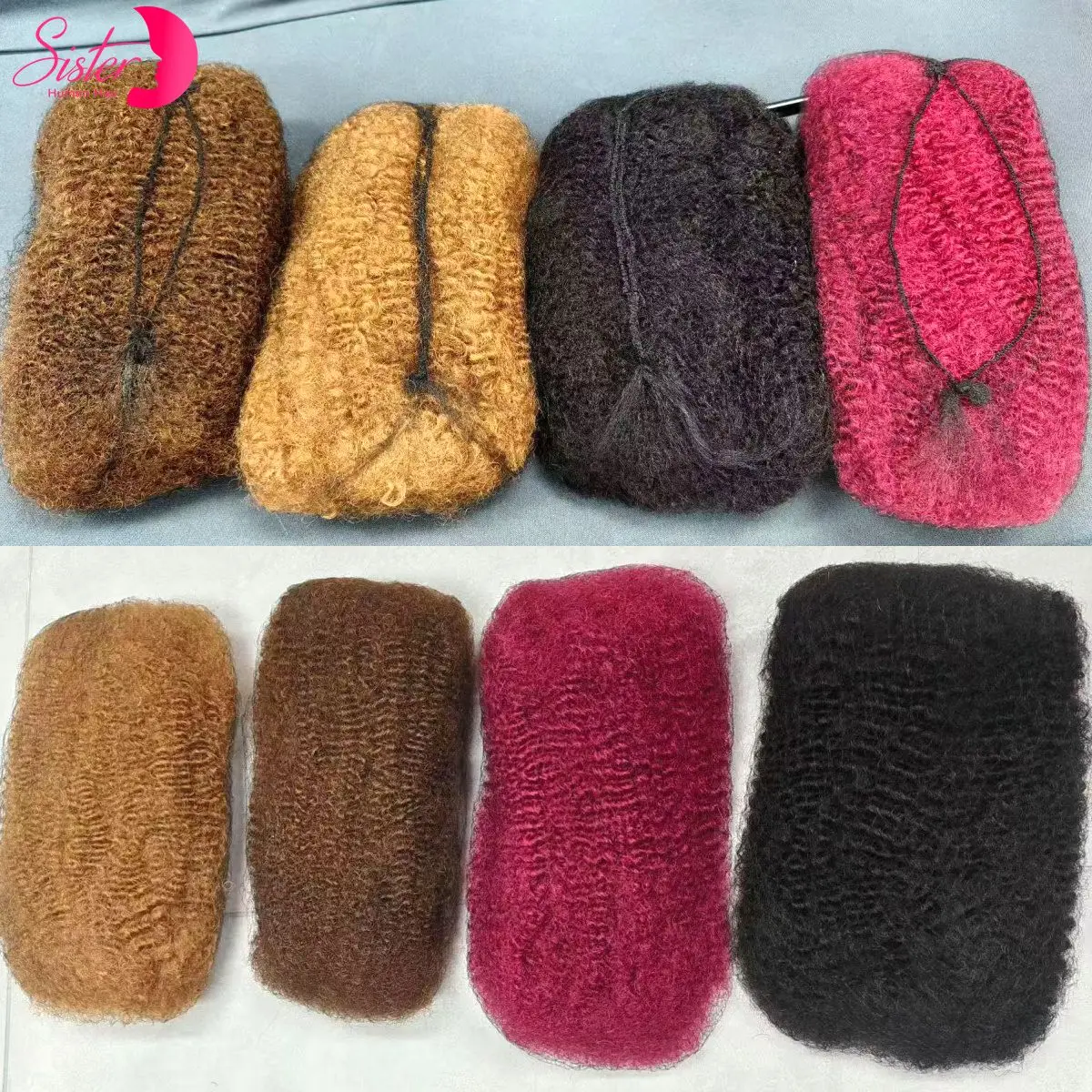 30 جرام/الحزمة 10-18In 4C شعر بشري أفرو غريب السائبة 100% شعر بشري ناعم أفرو غريب شعر بشري لوكس ملحقات/التقلبات/الضفائر #2