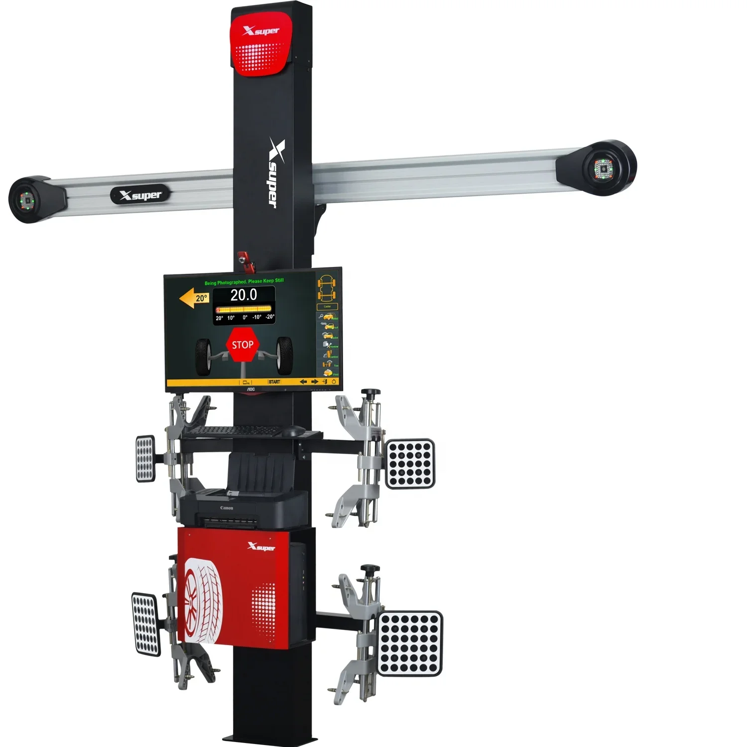 Automotive Wheel Alignment System with 40 Thousand Vehicle Database