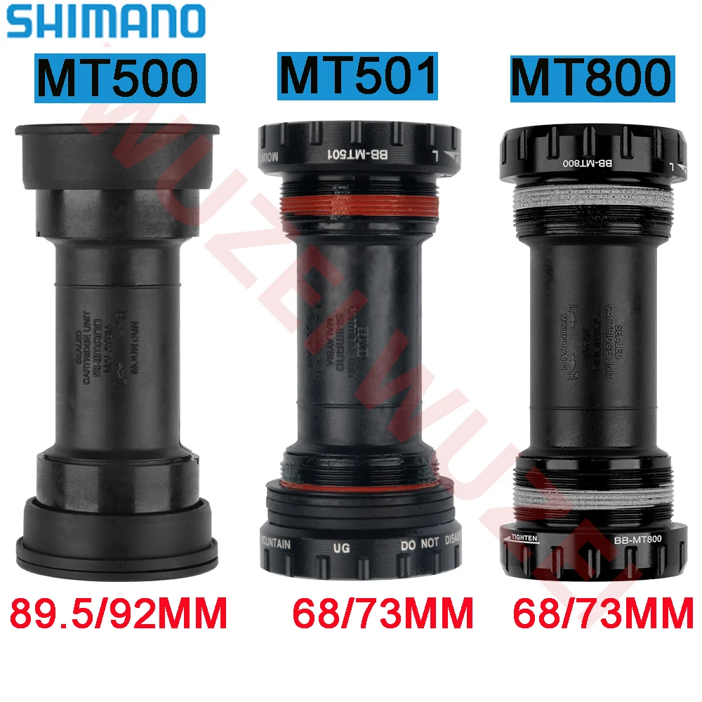 Shimano DEORE XT SLX MT800 BB52 MT501 68mm/73mm MT500 89.5/92mm Press BB MTB Bottom Bracket For M5100 M6100 M7100 Bearings