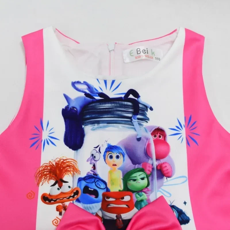 Disney Inside Out 2 Anime Figures Joy disgusto Dress Cosplay Party Performance Costume abiti carini ragazze regali di festa di compleanno