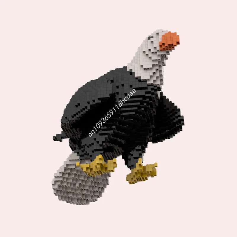 

4529 шт. MOC скульптуры орла, строительные блоки, воображение космоса, рождественская игрушка, подарок, решение проблемы, творчество, подросток