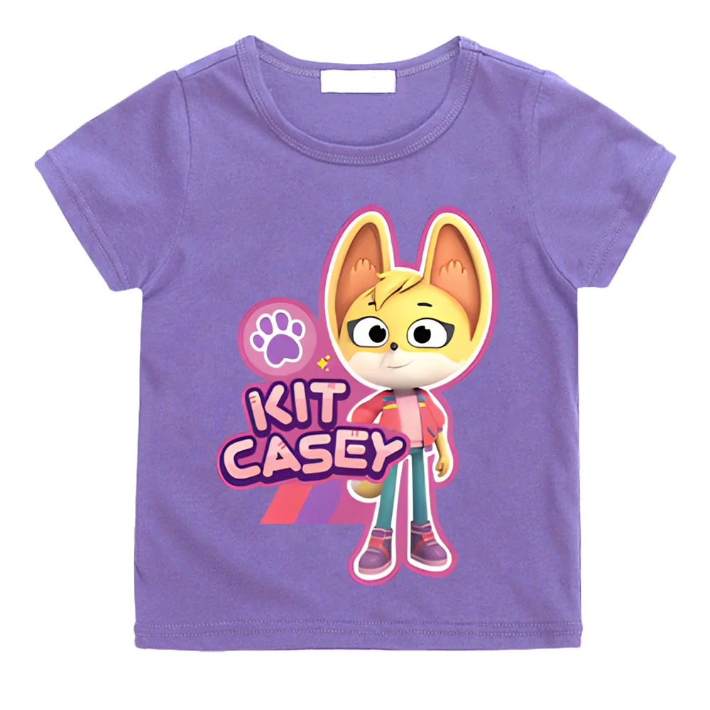 The Creature Cases KIT CASEY YOUTH TEE 2026NEW Cotton Round Neck Cartoon Boys/girls T Shirt Cartoon Print Cute Manga Tee-shirt
