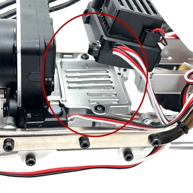 MJX Hyper Go H12Y H12Y + قاعدة تثبيت ESC معدنية ESC حامل 1/12 RC الزاحف ترقية أجزاء السيارة الملحقات