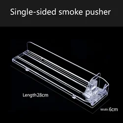 28x6x4cm Auto-Push Pushers Cigar Automatic Candy Retail Holder Rack Labels Cigarettes Push Store for Case Pusher Clear