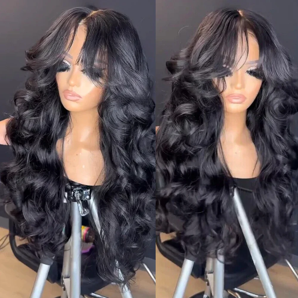 

Black Pearl 13X6 Brazilian Body Wave Wigs 100% Human Hair Lace Frontal Wig Full Lace Frontal Wig 13X4 HD Transparen Human Hair