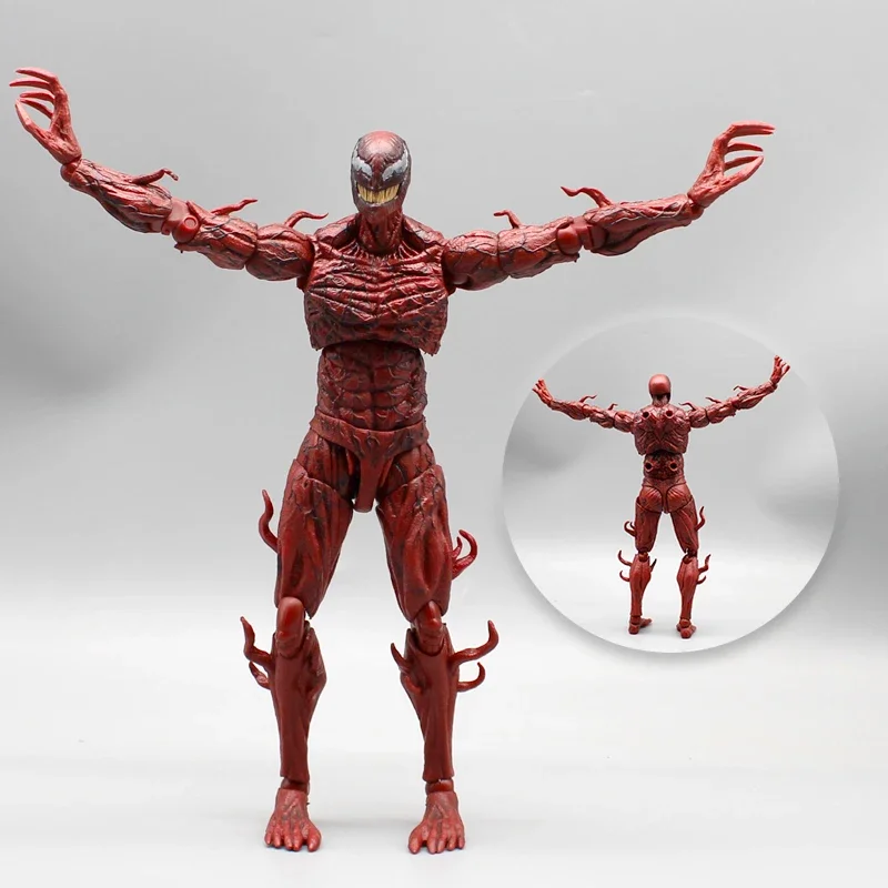 2024 New Marvel Universe Slaughter Shf Venom 3-joint Mobile Handheld Model Ornament Movie Peripheral Gift