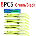 8 piezas verde negro