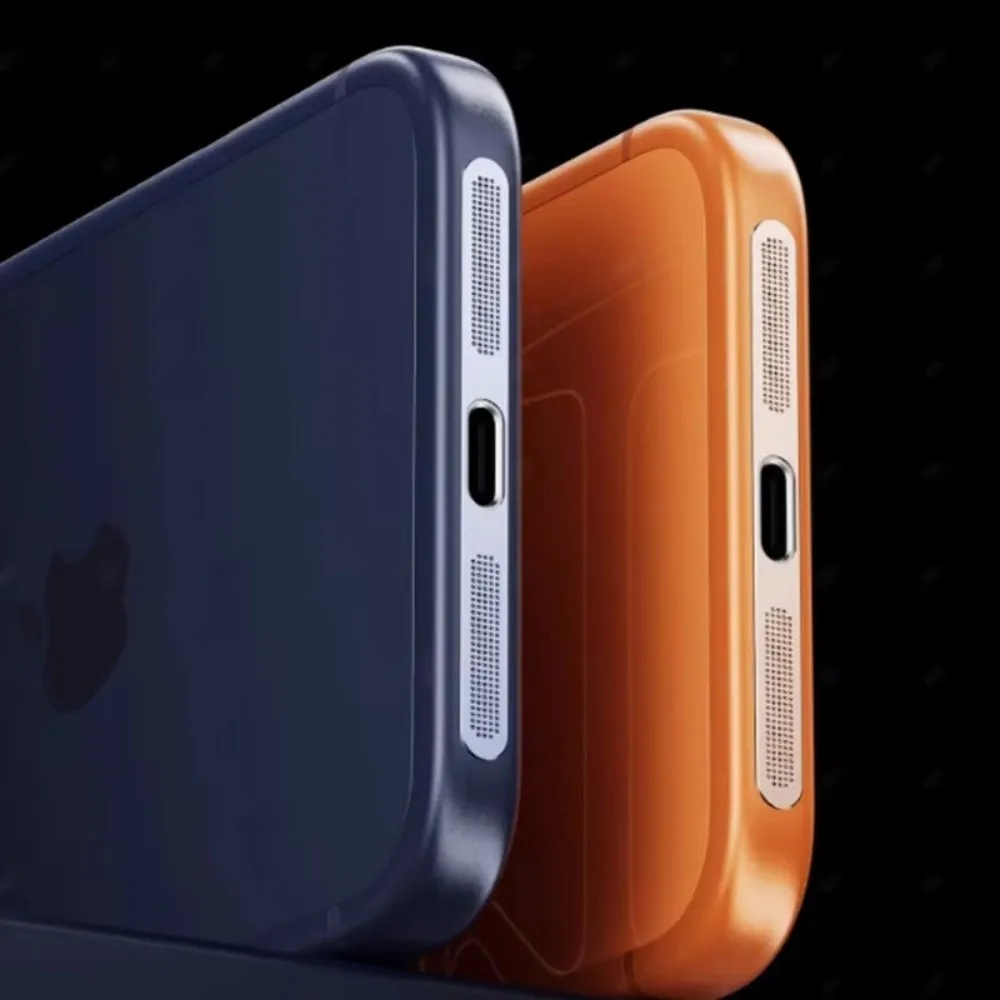 Mesh Cover Dustproof Net Stickers Integrated Design Adhesive Metal Anti Dust Net Sticker for iPhone 17Pro/17 Pro Max