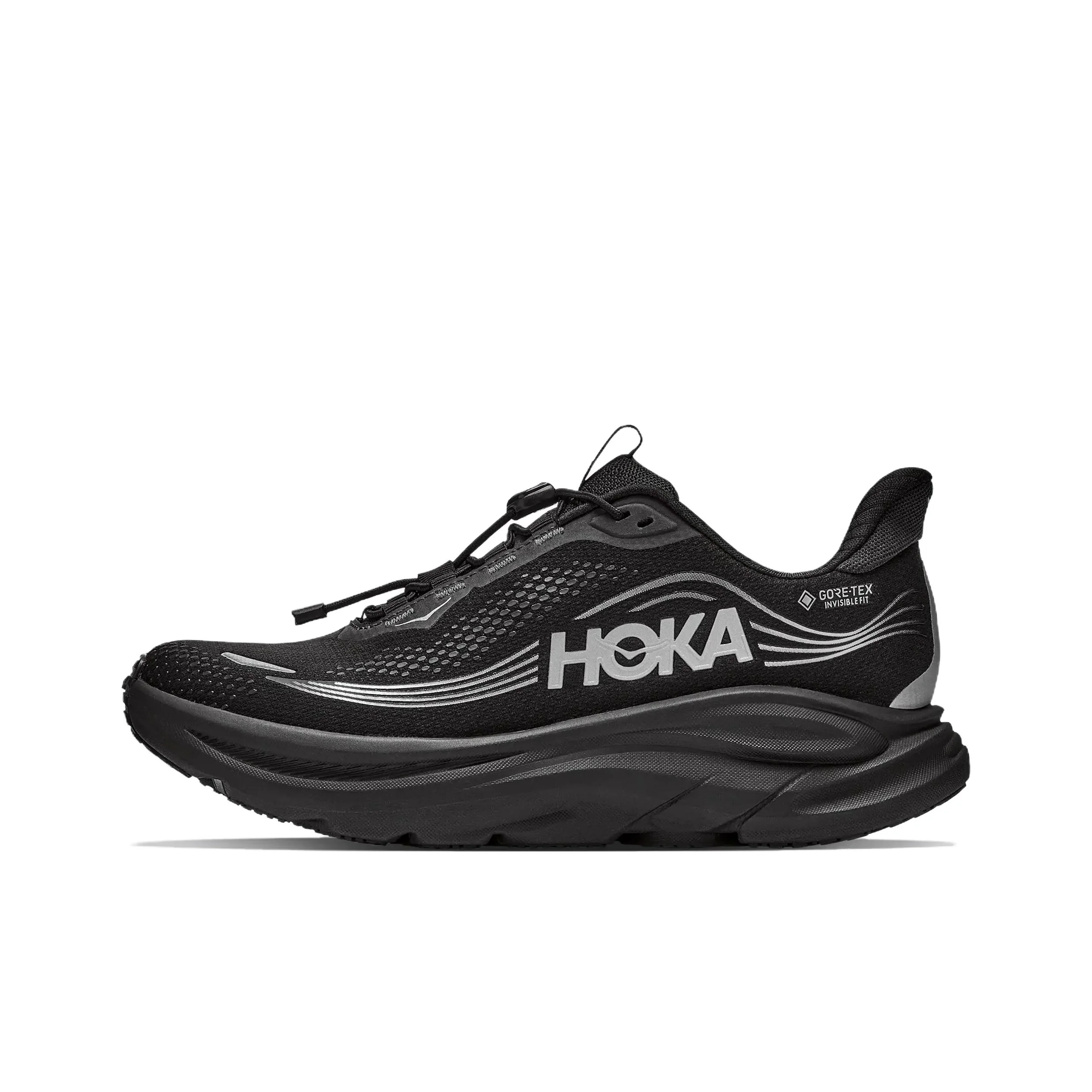 HOKA ONE ONE CLIFTON 11 Running Shoes Men's Low Top Black 1176574-BBLC