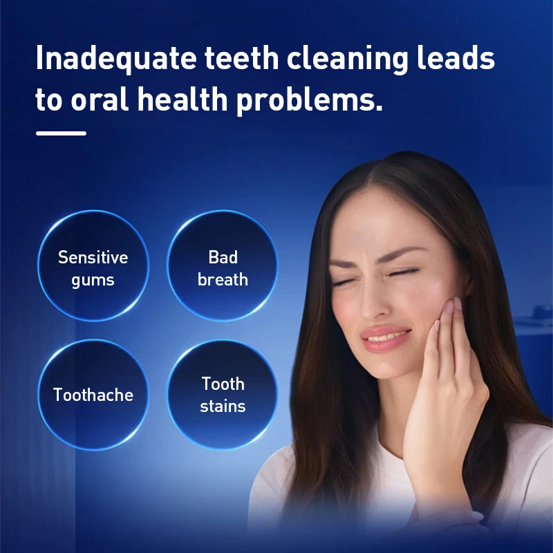 Oral b escova de dentes elétrica inteligente io7 bluetooth app vida útil da bateria 14 dias controle pressão temporizador inteligente 5 modos escova de dentes sônica