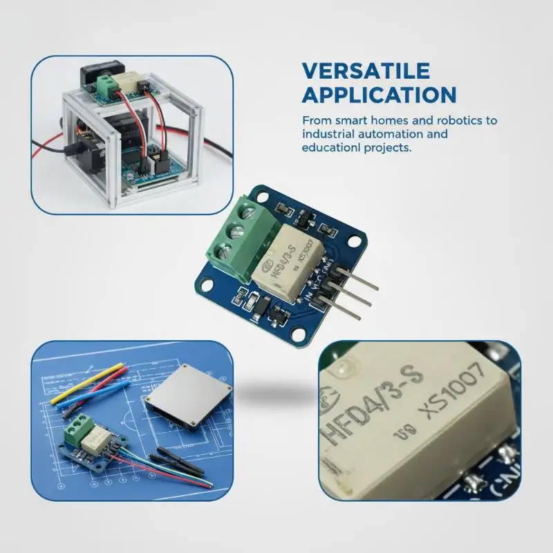 NEW 1Ch 3V Relay Module with NO NC COM Output LED Indicator Isolated Switch for ESP32 AVR PIC STM32 DIY Automation Experiment
