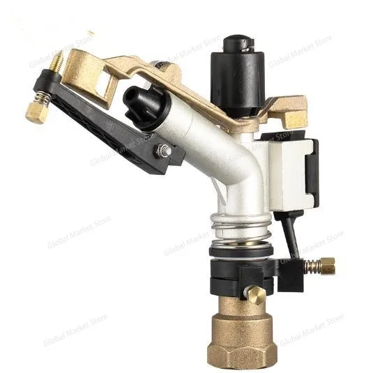 1 بوصة الروك تأثير الرش بندقية كبيرة رذاذ تغطي المدى حديقة الزراعة مزرعة الحديقة الري سقي المطر بندقية تدوير