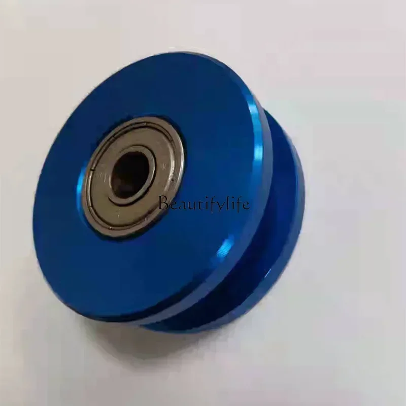 Fitness Equipment Accessories Pulley Block Aluminum Alloy U Slot Wheel Double Bearing Mute Small Wheel