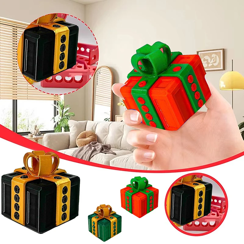 น่ารําคาญของขวัญกล่องสกรูขนาดใหญ่ที่น่ารําคาญของขวัญกล่อง Prank สกรูกล่อง 3D พิมพ์ของขวัญวันวาเลนไทน์กล่องเงินการ์ดคอนเทนเนอร์