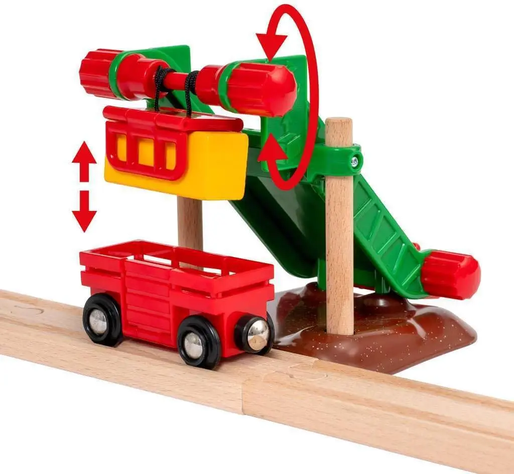 33984 Animal Farm Set - Engaging Wooden Toy Train Set for Kids | Enhances Motor Skills | FSC-Certified Wood | Ideal for Ages 3 a