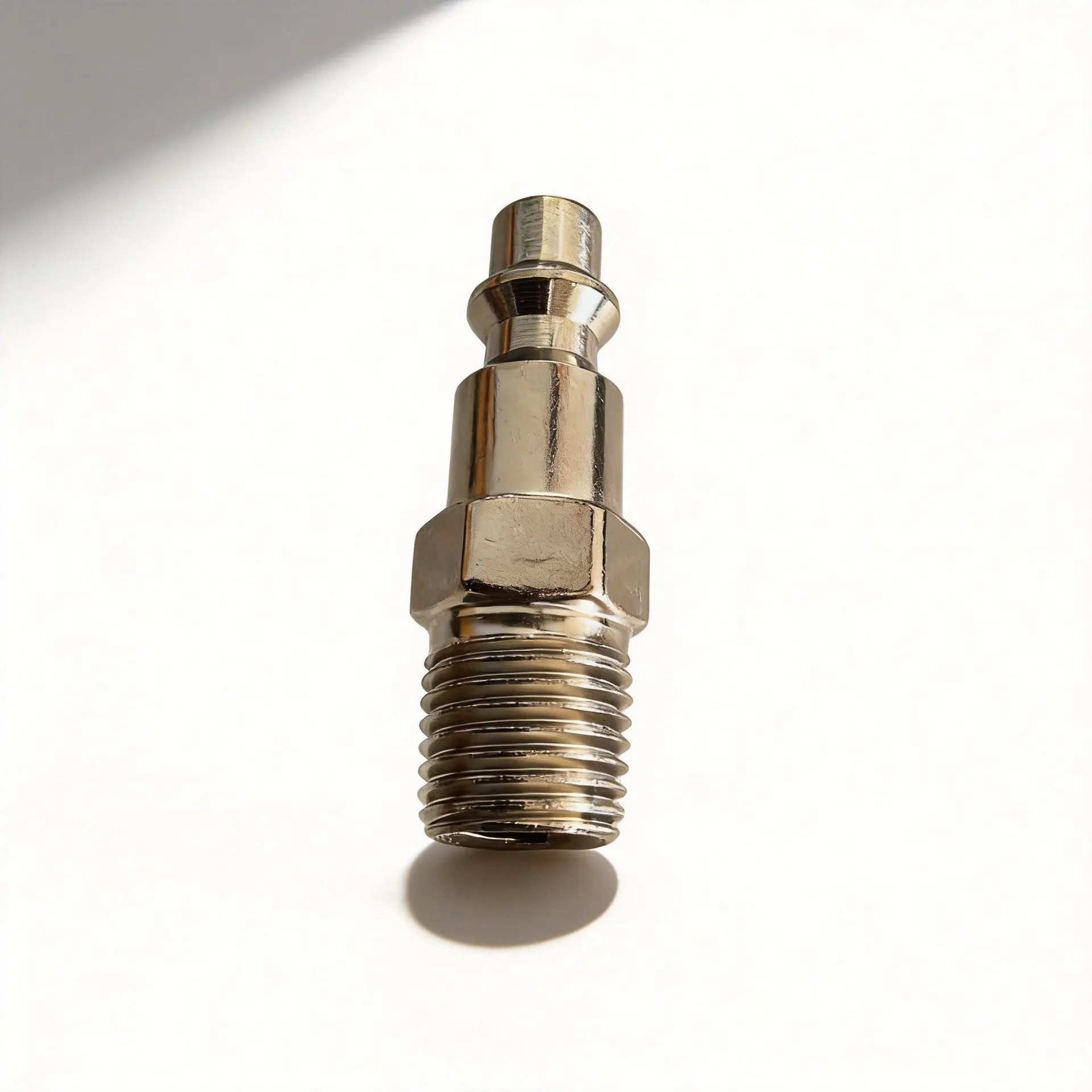 64Pcs 1/4 NPT Steel Quick Connect Kit Nickel Plated Couplers Compatible with Air Compressors and Pneumatic Tools