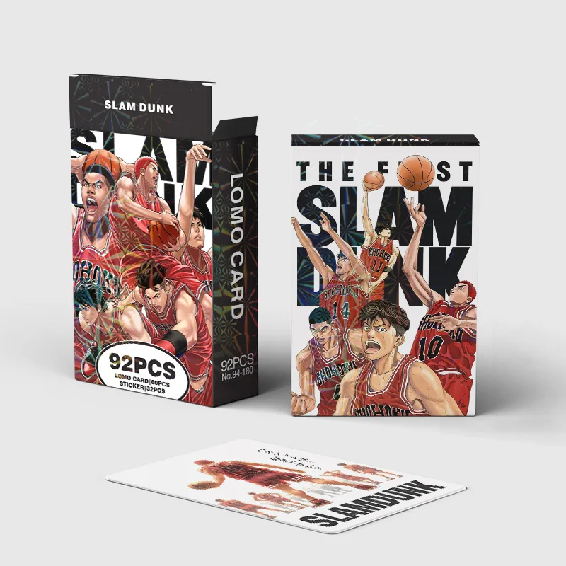 

92pcs Slam-Dunk lomo Card boy Birthday Party Gift Toy Games With Postcards Message Photo Gift Fan Collection