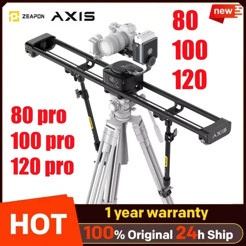 Zeapon AXIS Multi-axis Motorized 80CM 80Pro 100Pro 100cm 120cm 120Pro Camera Slider Carbon Fiber Electric Track 360 Photography