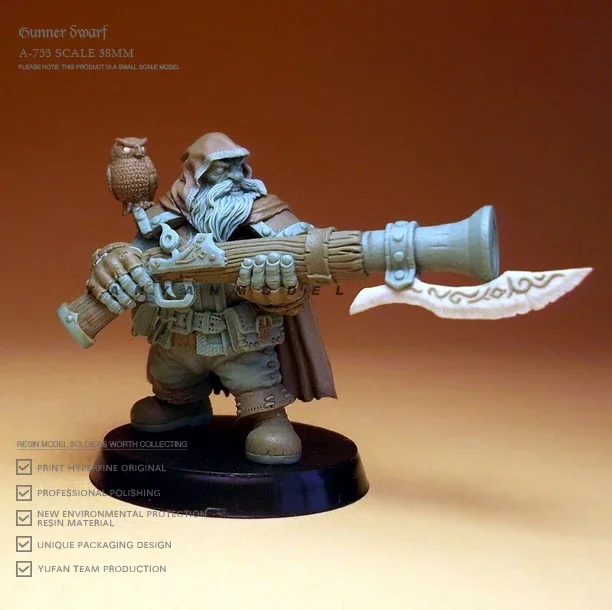 38mm 수지 군인 키트 자체 조립 및 색칠 A-753