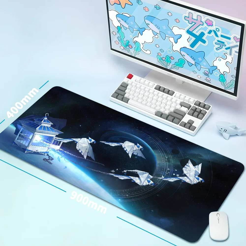 HOT Acheron Robin Mouse Pad Honkai Star Rail Large Mousepad Computer Keyboard XXL Padding Anime Pc Gaming Accessories Table Mats