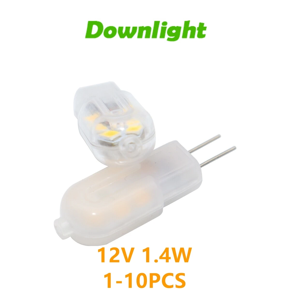 

1-10PCS LED Mini Bulb G4 12V 1.4W High Bright 3000k/4000k/6000k Suitable for Crystal Lamp Living Room and Office Lighting