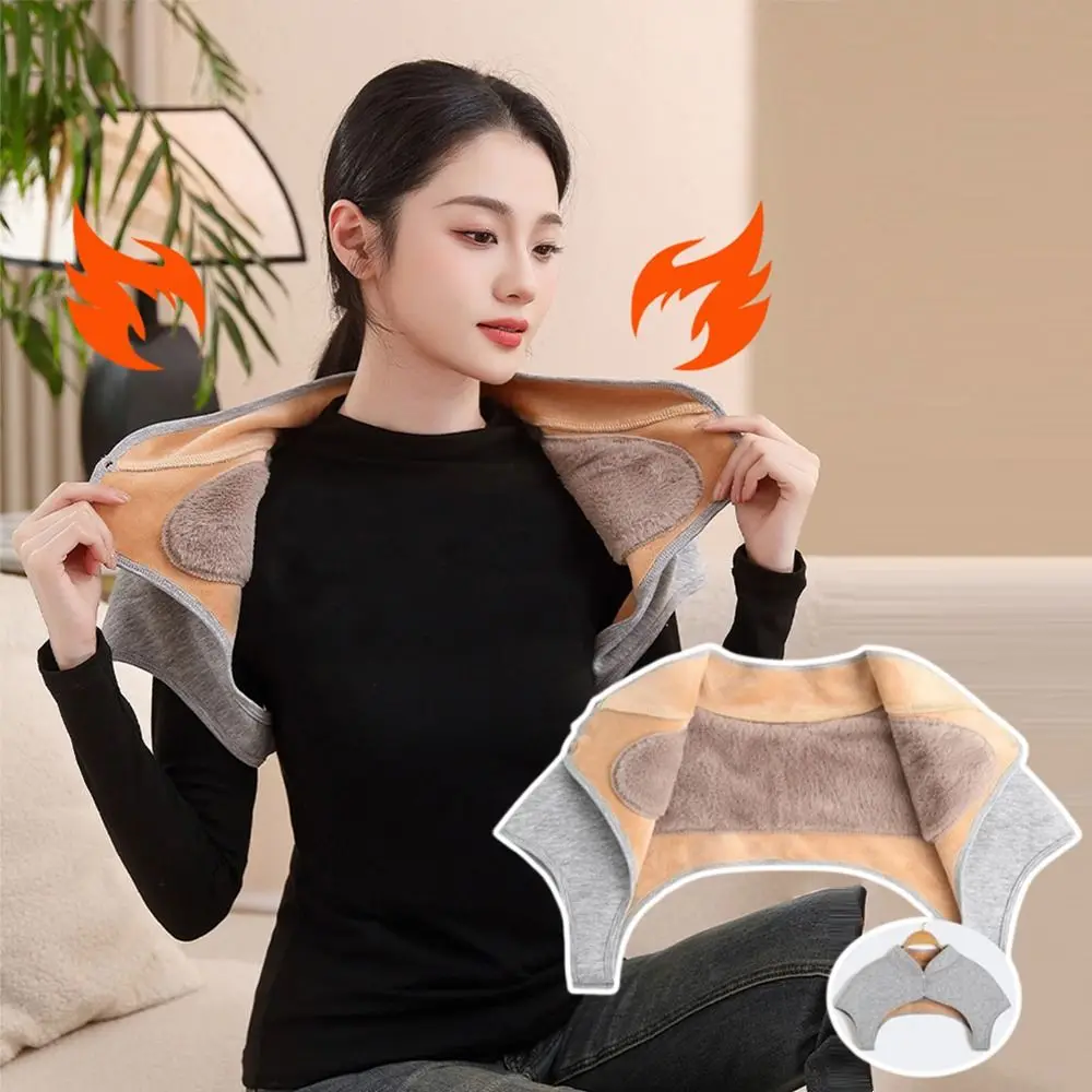 Collar Shoulder Warmer Pad Comfortable Thermal Shoulder Wrap Protector Imitation Rabbit Hair Breathable Neck Warmer Shawl Home