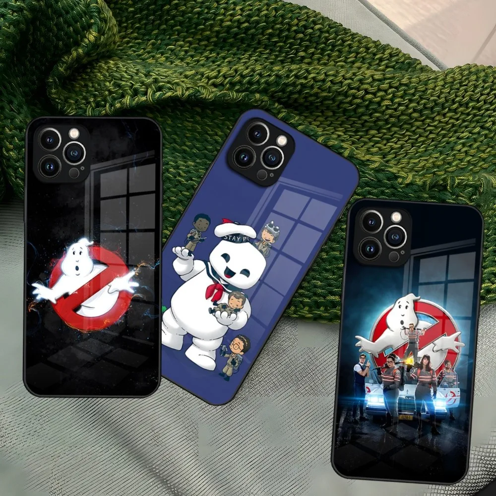 Ghostbusters Phone Case for Iphone 15 14 13 12 Pro Max 11 Mini X Xr Xs 8 Puls glass