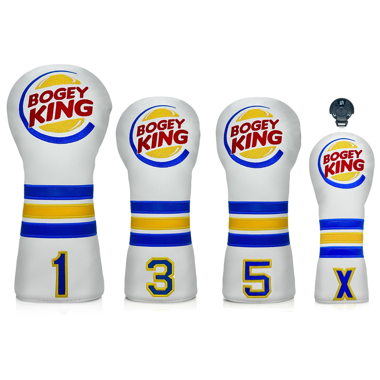 Headcover Driver - 1 buah/4 buah pelindung kepala stik