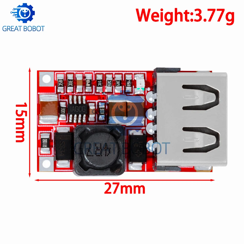 BS Fine 6-24V 12V/24V to 5V 3A CAR USB Charger Module DC Buck step down Converter 12v 5v power supply module