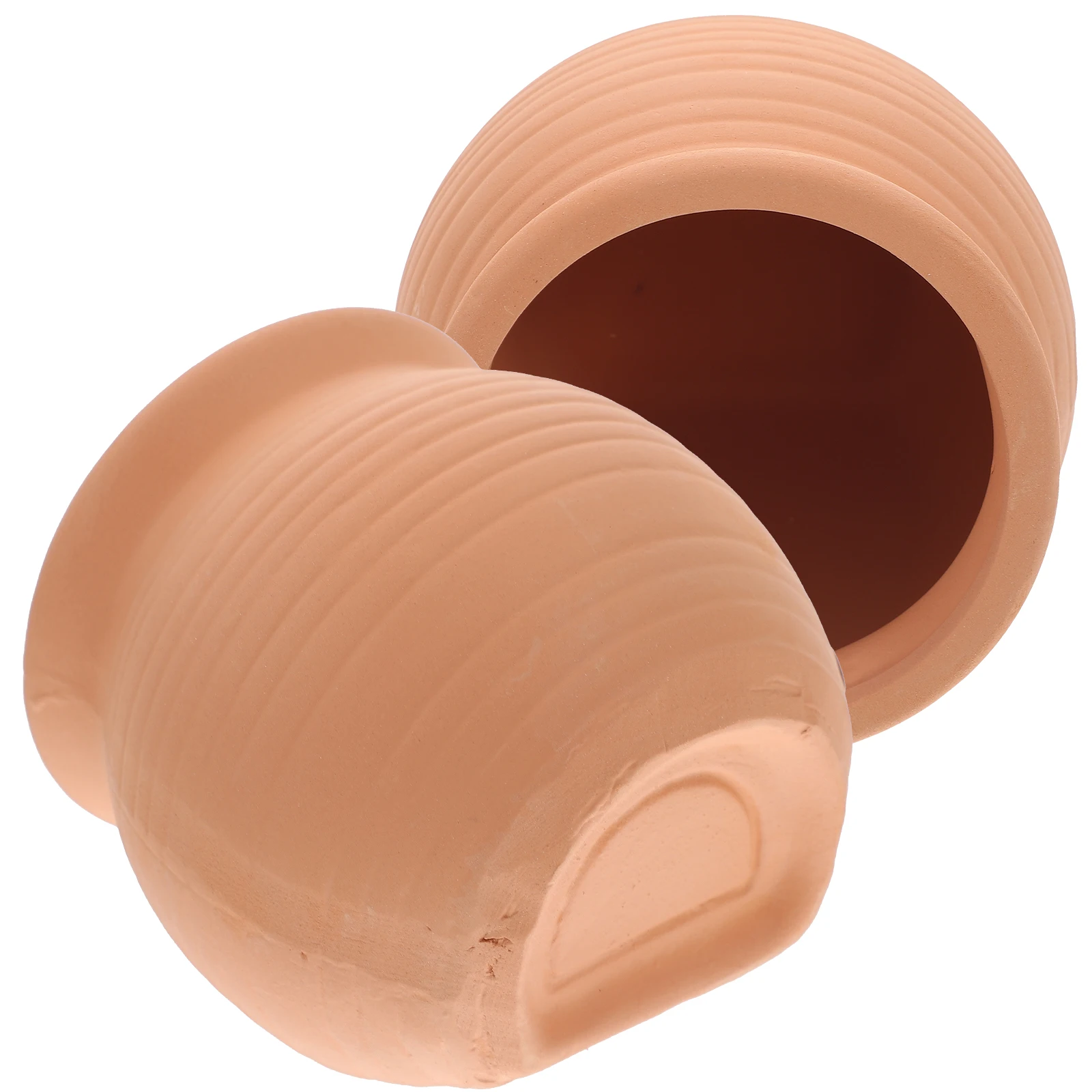 

2pcs Fish Shrimp Hideout House Aquarium Terracotta Cave Decorations Betta Turtle Hiding Places Stable for Fresh