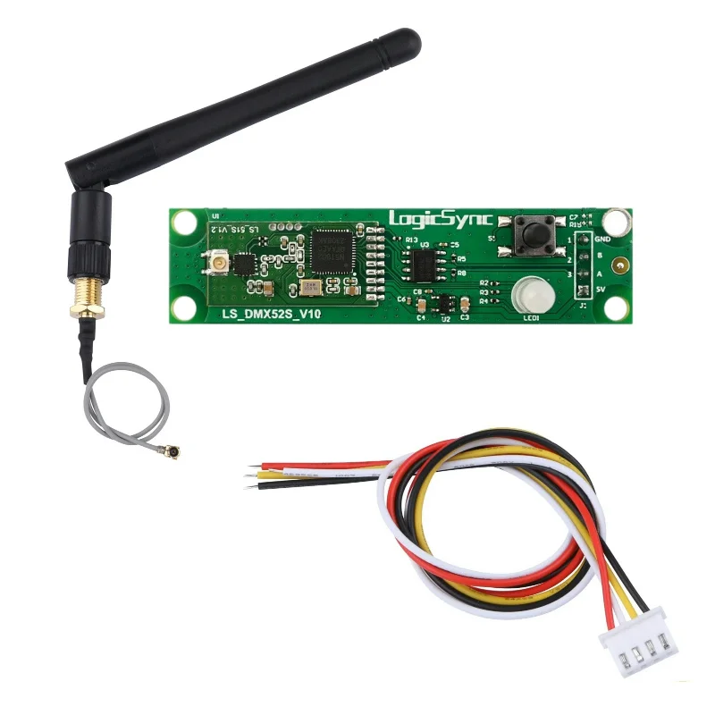 2.4G frequency hopping transmission with strong anti-interference ability wireless transceiver wireless DMX512 module