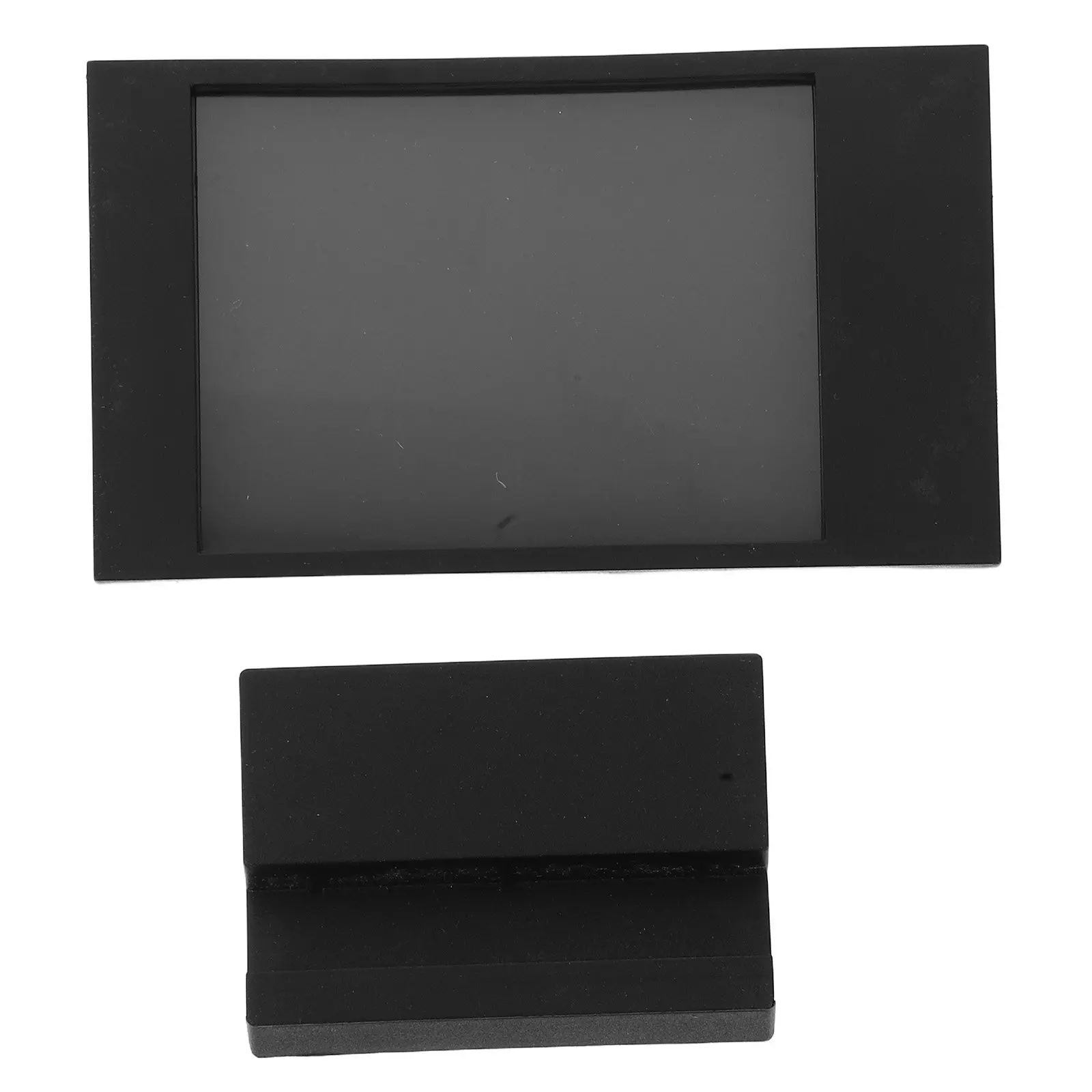 5Pcs Plastic Sign Holders Vertical Tabletop Displays Blank Sign Boards for Price Tags Store Retail Restaurant Use