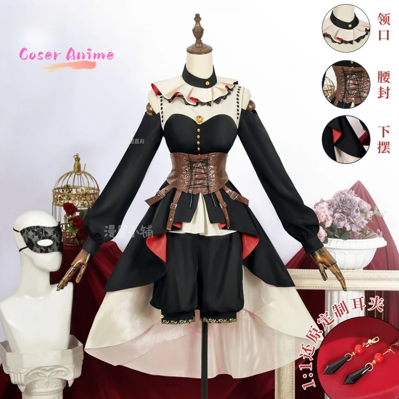 

BanG Dream Ave Mujica Clothing Doloris Anime Same Style Triangle Chuhua Complete Set