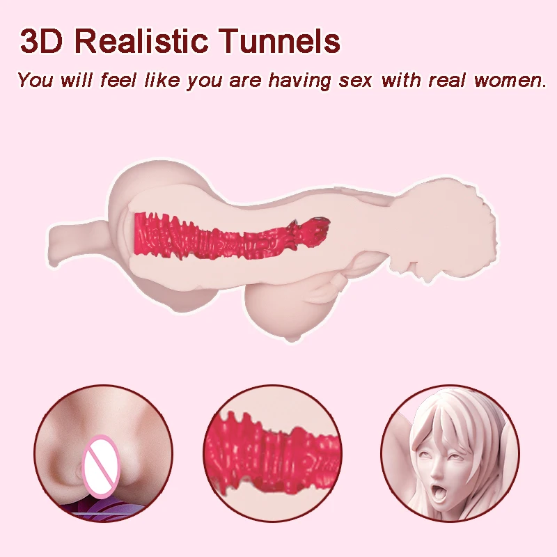 MRL Sex Dolls Sexy Toys For Men Silicone Male Masturbator Sexual Doll Realistic Vagina Doll Realistic Sex Pocket Pussy For Men