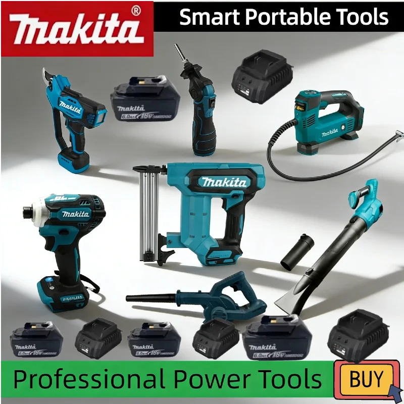 Makita Various Models of Portable Cordless Power Tools Impact Driver Rechargeable Screwdriver 18V Electric Reciprocating Saw