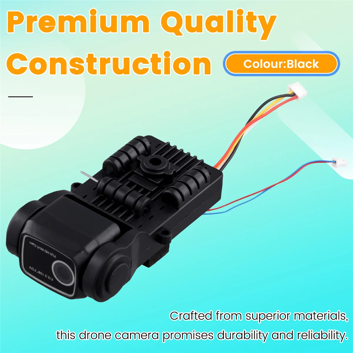 SWXF L900 SE MAX Drone Camera Replacement Parts Drone Accessories Webcam Enhanced Aerial Photography Easy to Install Black