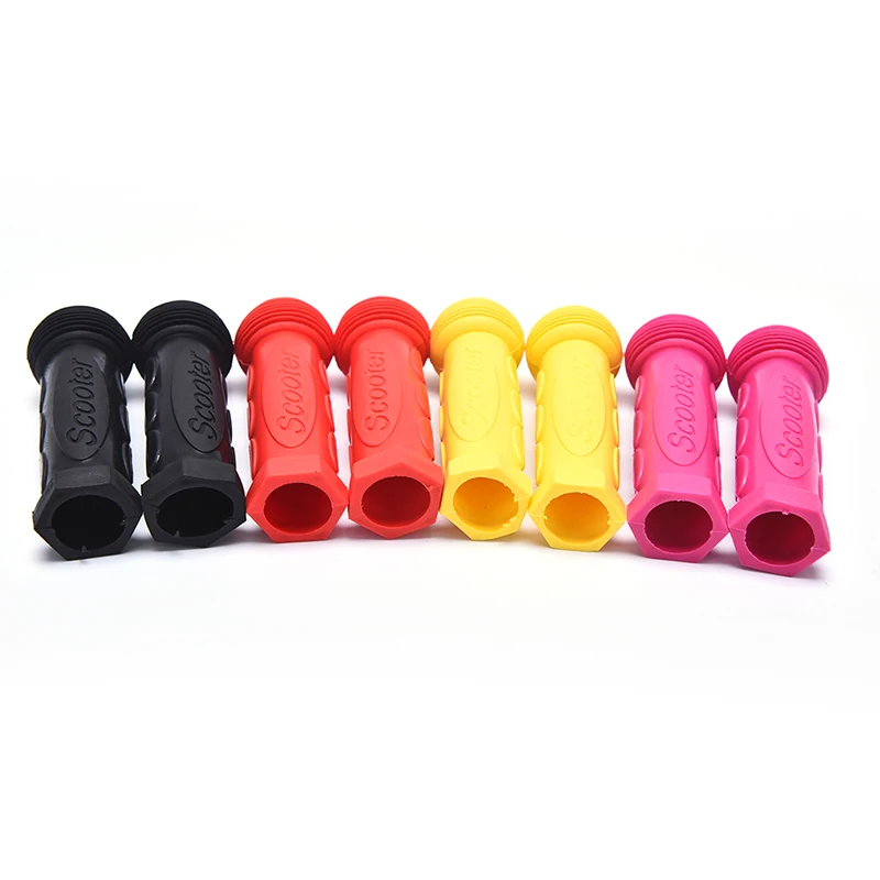 

[LA]1Pair Rubber Handlebar Grips For Kids Bike Bicycle Scooter Skateboard