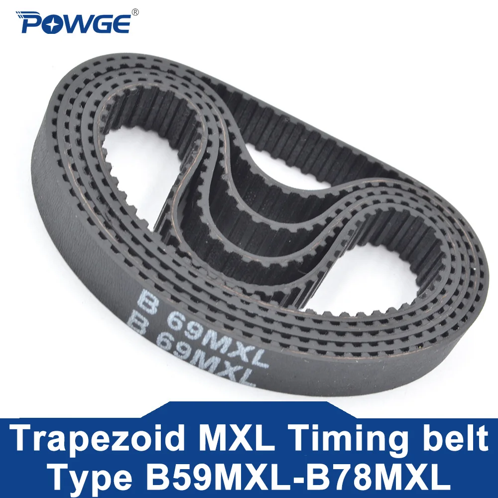 

POWGE 5PCS MXL Timing belt B57 B58 B59 B60 B61 B62 B63 B64 B65 B66 B67 B68 B69 B70 B71 B72 B73 B74 B75 B76 B77 B78 Width 3-20mm