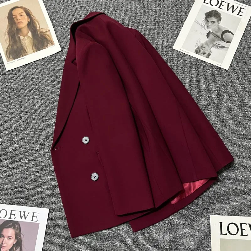 

Весенне-осенний пиджак Annals, женский блейзер Advanced Feeling, простой темперамент, комфорт, дышащий, для отдыха, корейская версия