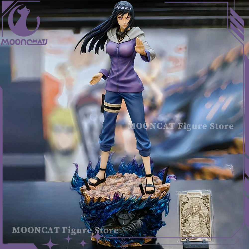 Naruto Anime Figure Hyuga Hinata Action Figurine Beautiful Girl 37cm Pvc Model Dolls Statue Collection Decor Model Toy Kid Gift