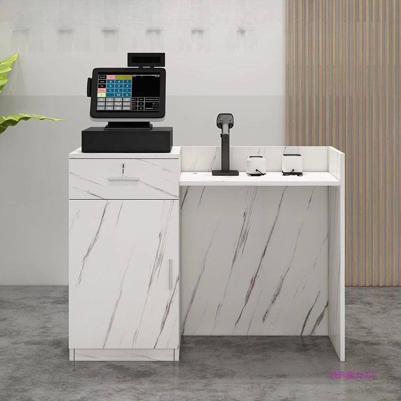 Simple modern checkout page counter Small convenience store Clothing store Beauty salon Shop Bar
