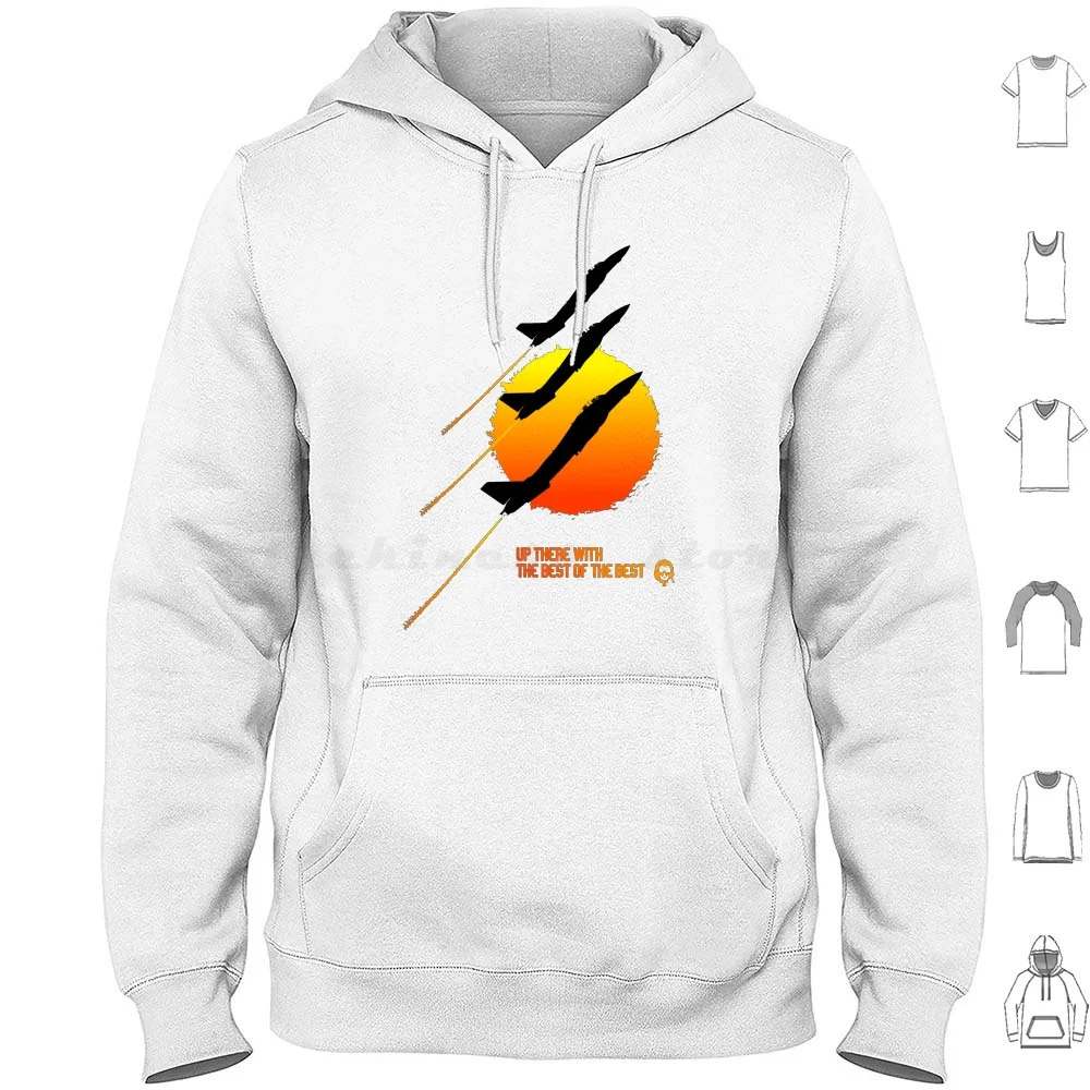 F14 Sunset Hoodies Long Sleeve Navy Army Fighters Pilots Sunset War Sun F14 Tomcat School Legend Maverick Goose Iceman