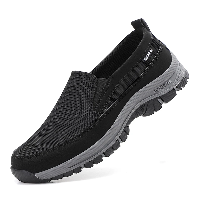 2024 Men Casual Shoes Luxury Brand Casual Slip on Formal Loafers Men mesh Black Male Driving Shoes Size 39-45