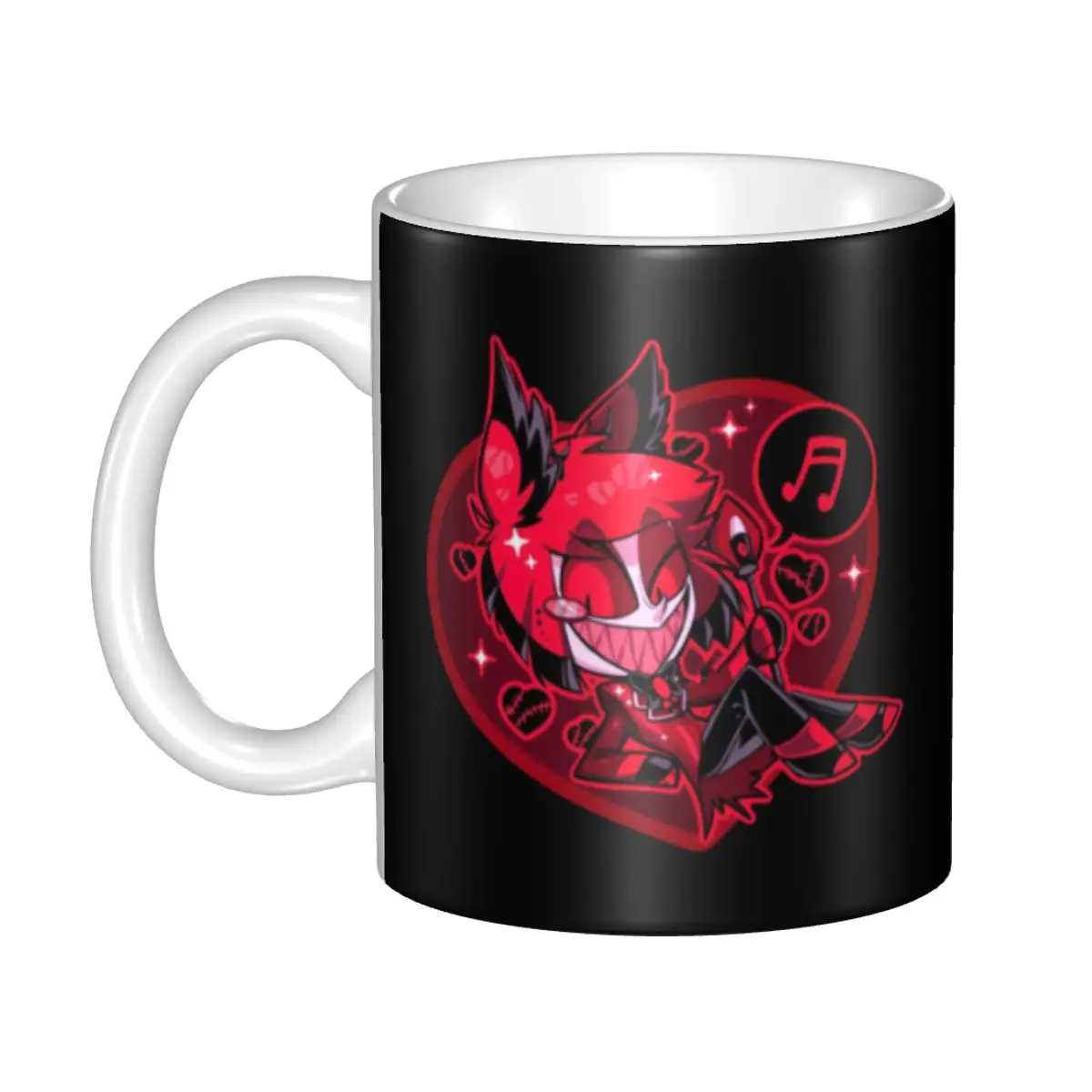 

Hazbins TV Show Animation Hotel Coffee Mugs DIY Customized Ceramic Tea Milk Mug Cup