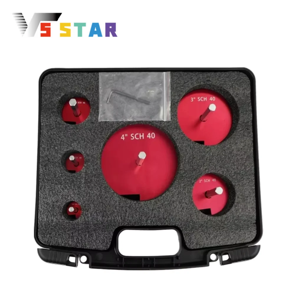 

04529 6pcs High Quality Reamer Kit for Plastic Pipe Fittings, Compatible with 1/2 Inch Drill Bit for PVC Pipe Reaming XLB-1152