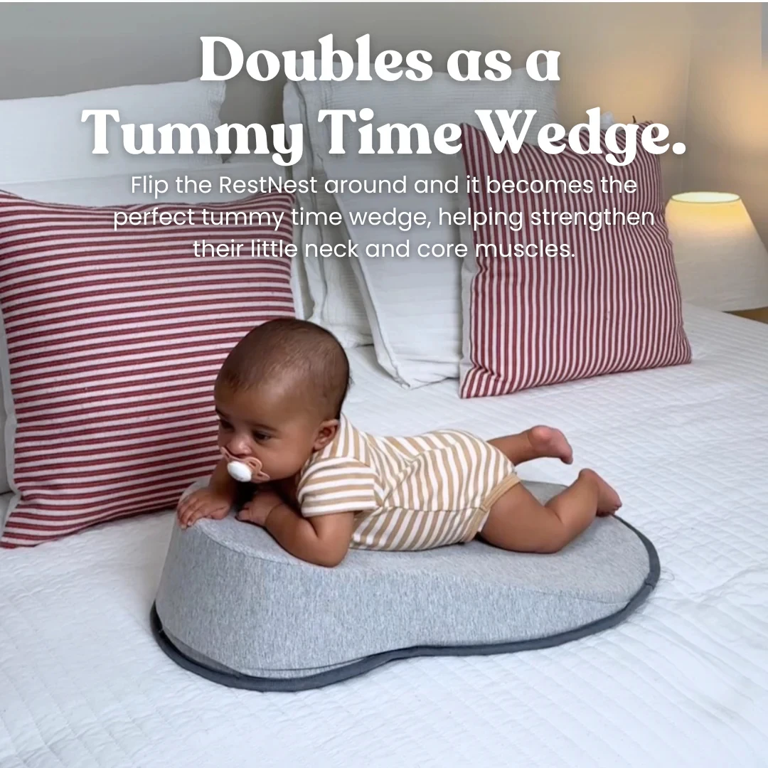 Newborn pillow, baby feeding artifact, nursing anti-overflow milk pillow, lying baby anti-spitting milk ramp pad