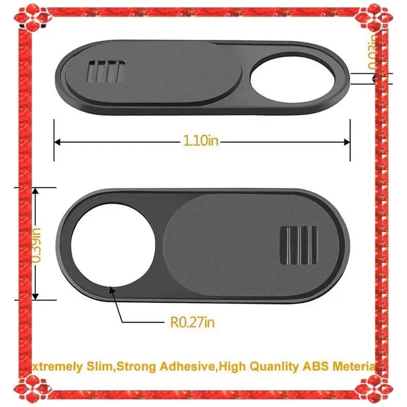 Consegna in 24 ore Custodia protettiva per fotocamera webcam Custodia protettiva per la privacy adatta per telefoni cellulari, tablet, laptop, 5 confezioni B