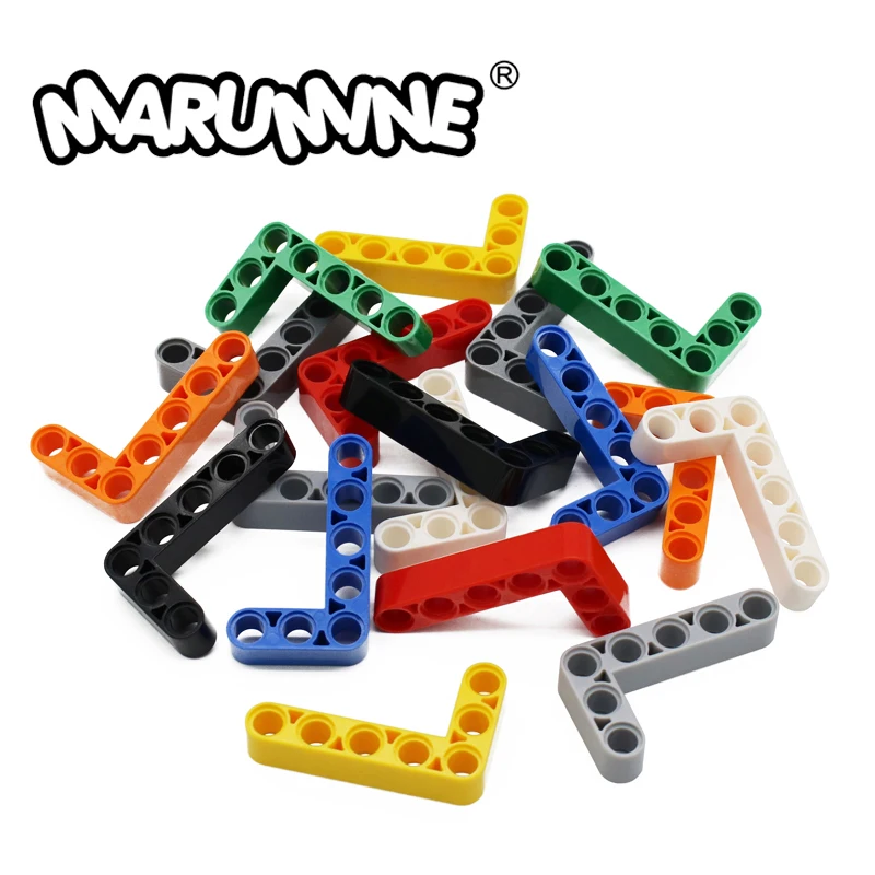 Marumine MOC Technology Model Brick 32526 Liftarm Modified Beam 3x5 L-Shape Thick 20PCS Building Blocks Parts DIY Accessories