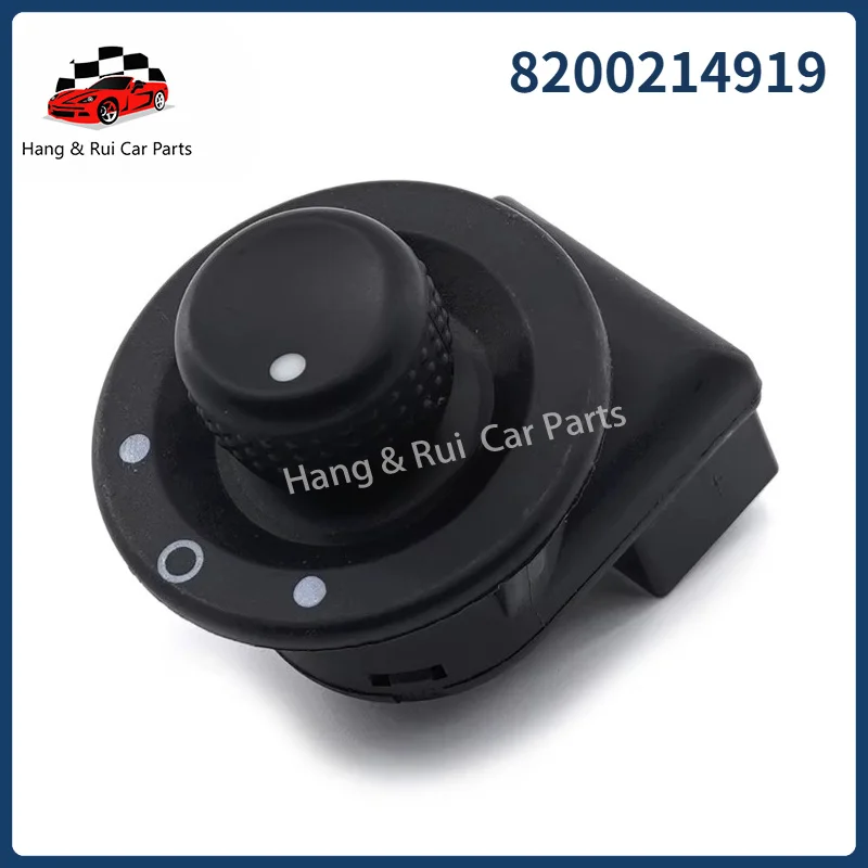 8200214919 8 Pin 255704649R Reaview Mirror Control Switch Adjustment Knob For Renault Megane Clio Master Kangoo Twingo Modus MK2