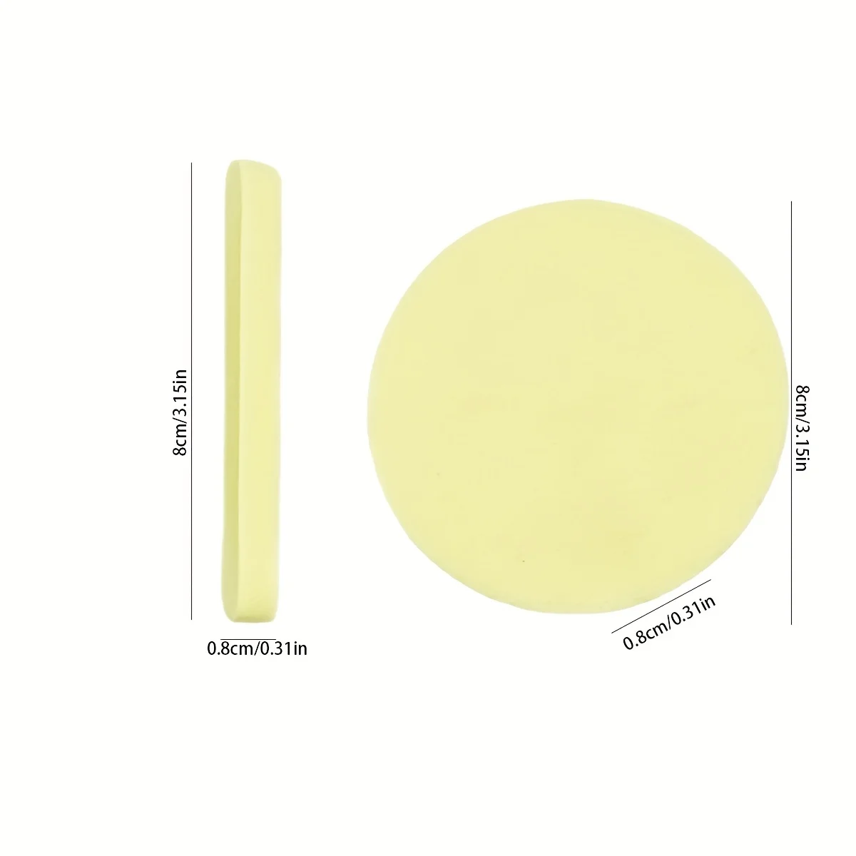 120 قطعة من إسفنجات التنظيف للاستعمال مرة واحدة - منتفخات الوجه المضغوطة لإزالة المكياج والتنظيف العميق | مجموعة صالون/سبا السائبة #4